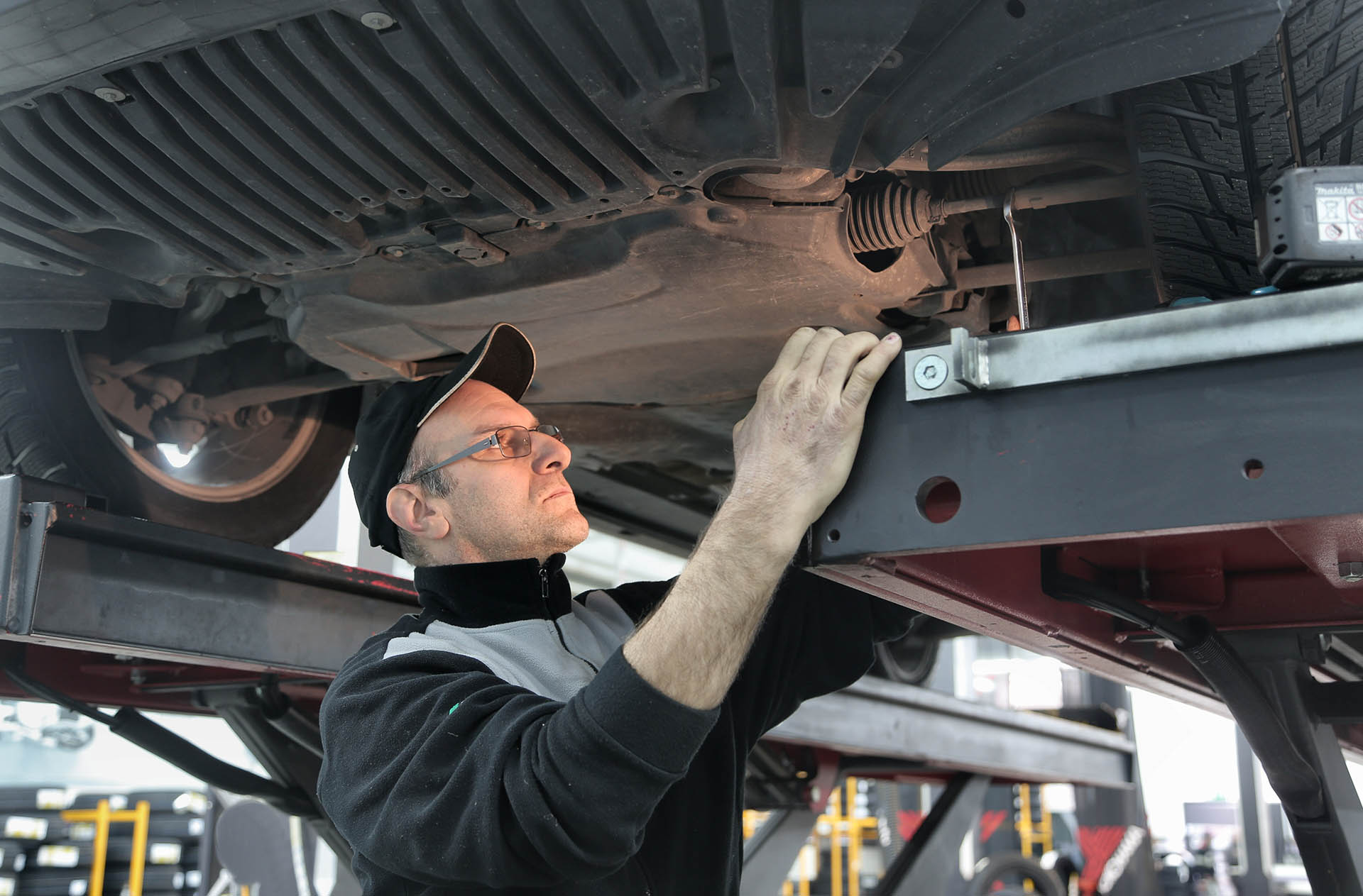 Guide for check undercarriage